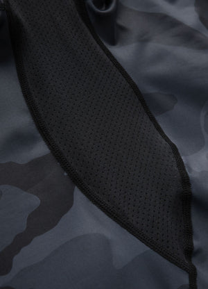 Longsleeve Rashguard Performance Pro plus All Black Camo Small Logo