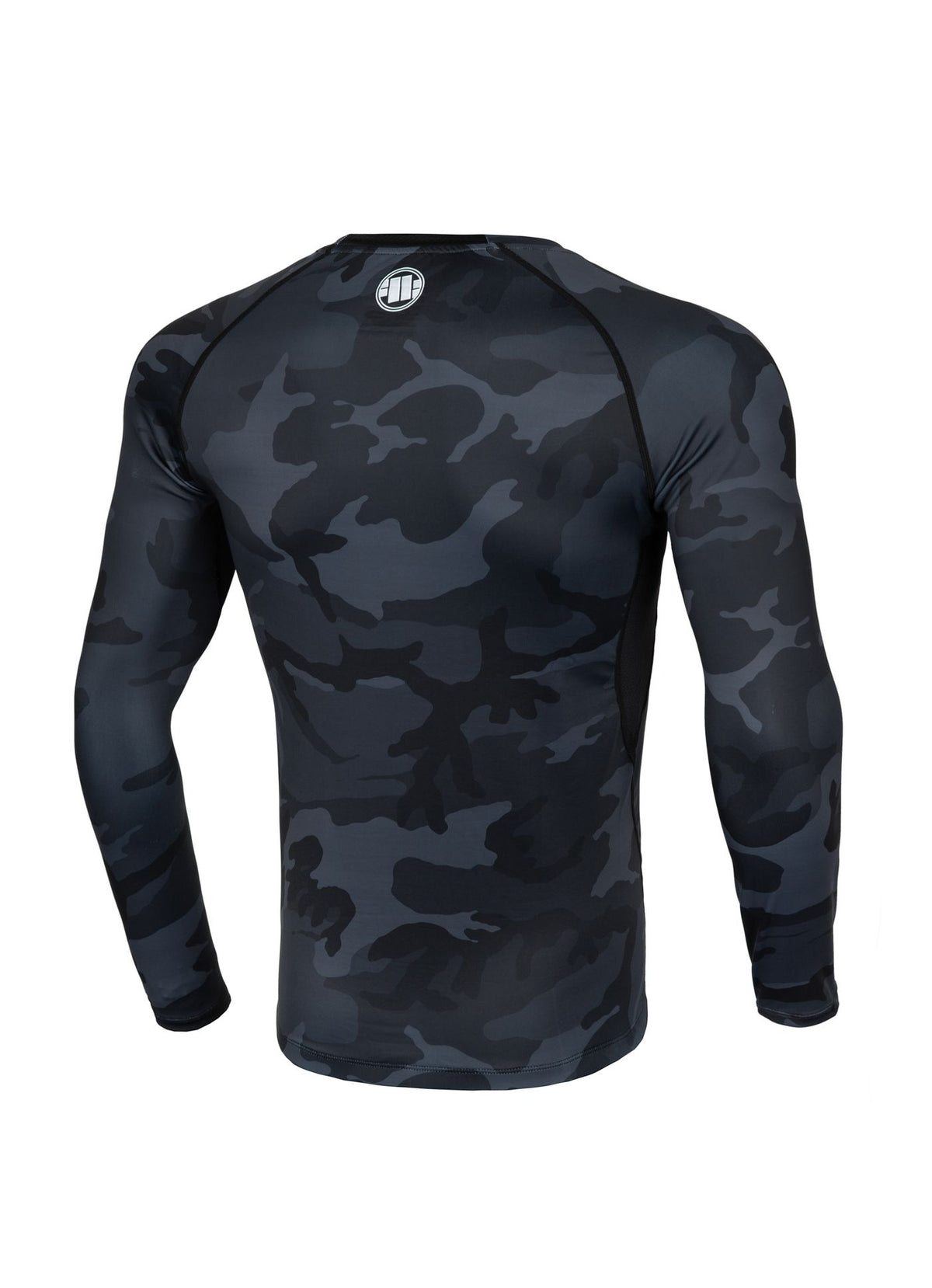 Longsleeve Rashguard Performance Pro plus All Black Camo Small Logo