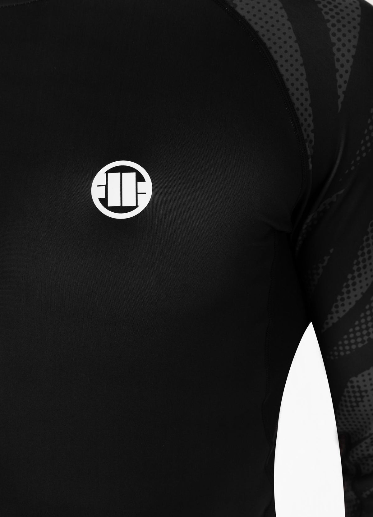 REMEN NOVI LOGO Black Longsleeve Rash guard