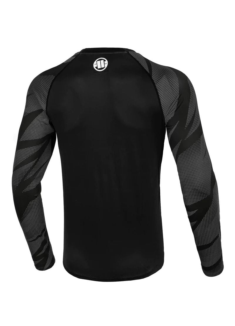 REMEN NOVI LOGO Black Longsleeve Rash guard