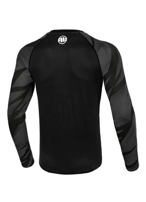 REMEN NOVI LOGO Black Longsleeve Rash guard