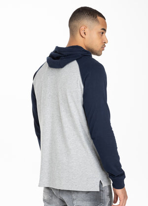 Hooded longsleeve Garment Washed Raglan California