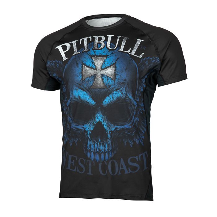 Rashguard Mesh Performance Pro plus Blue Skull