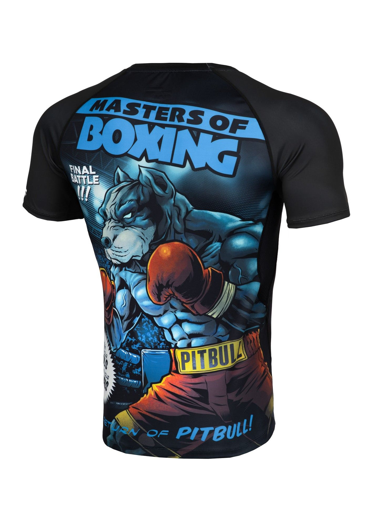 Rashguard MASTER OF BOXING Crni