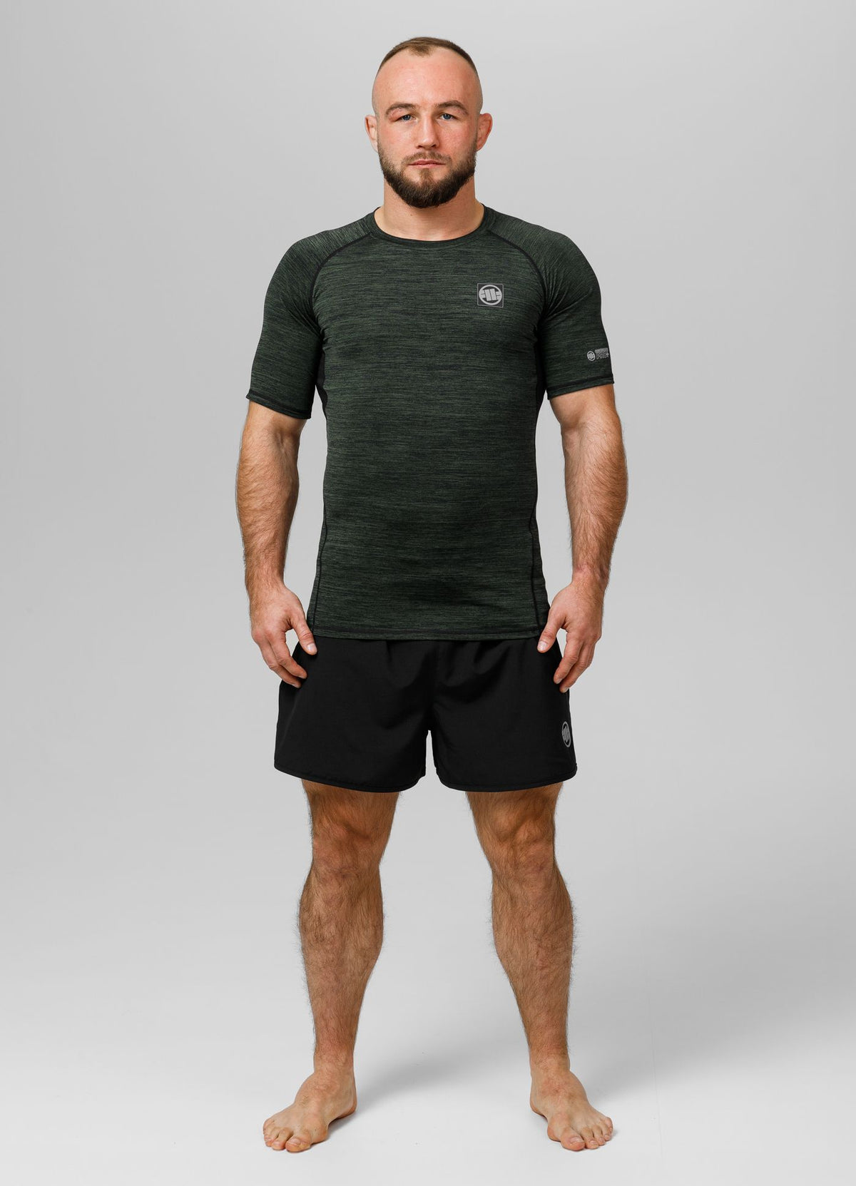 NOVI LOGO Olive Rash Guard