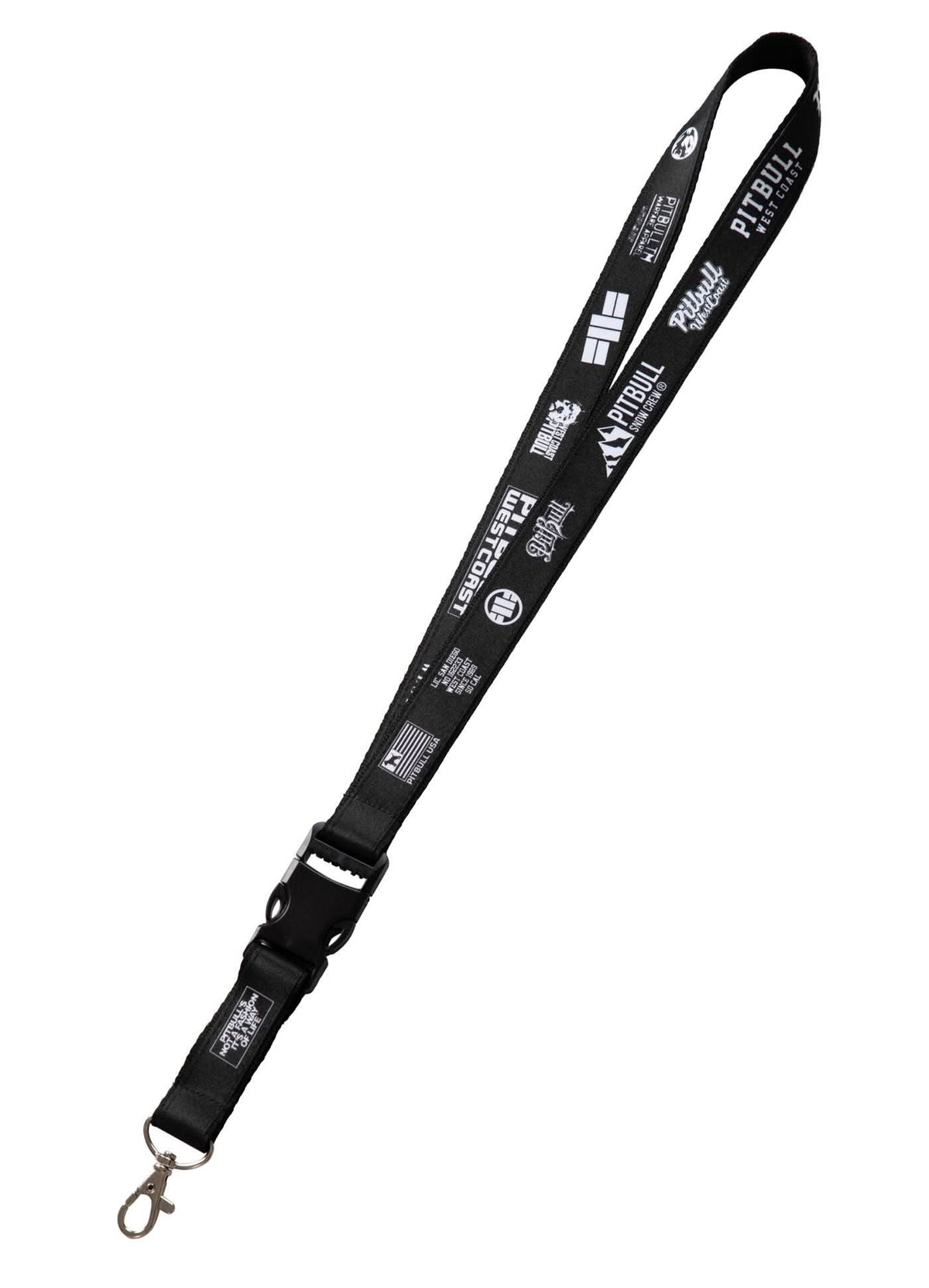 Key Lanyard Pitbull Mix Logo