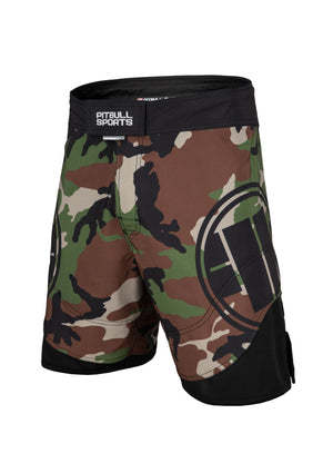 Fight Shorts Mesh Woodland Camo