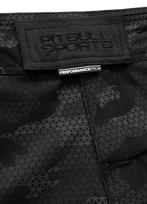 Training shorts Performance Pro plus Net All Black Camo Hilltop