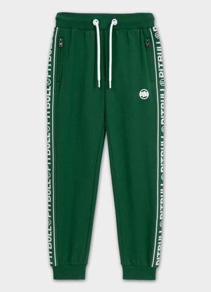 Women's sweatpants French Terry JUDITH - Dark green