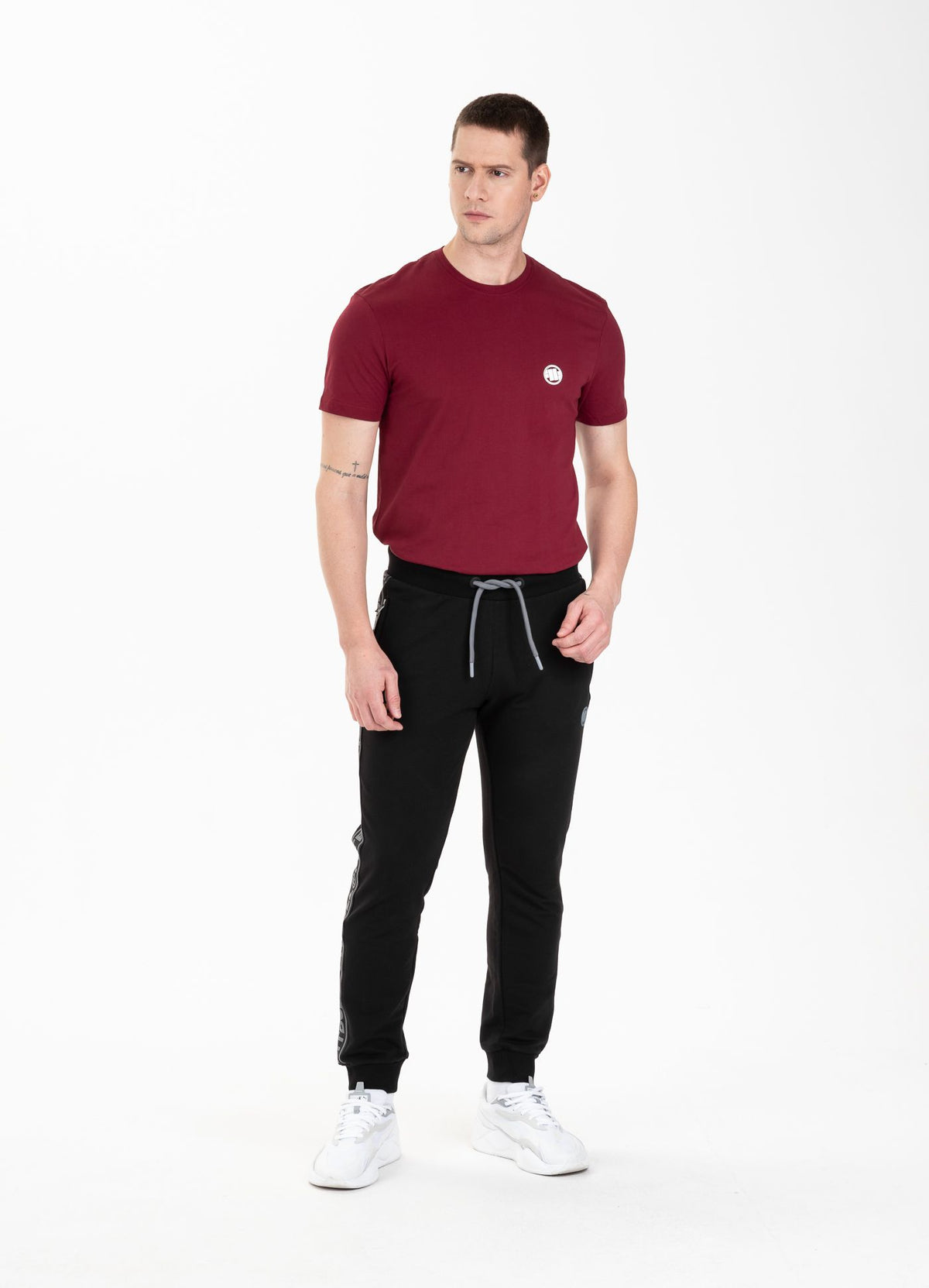 Sweatpants French Terry Small Logo - Pitbull.eu