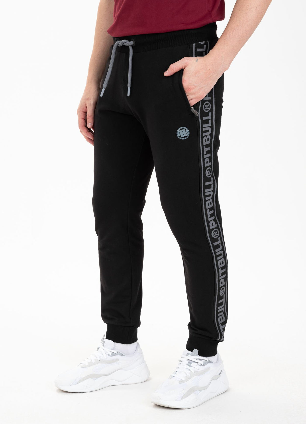 Sweatpants French Terry Small Logo - Pitbull.eu