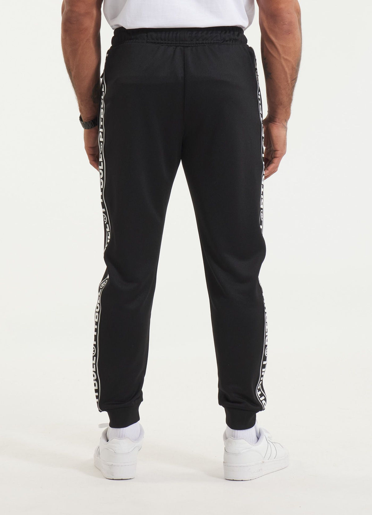 Men's Sweatpants Oldschool Tape Logo - Black