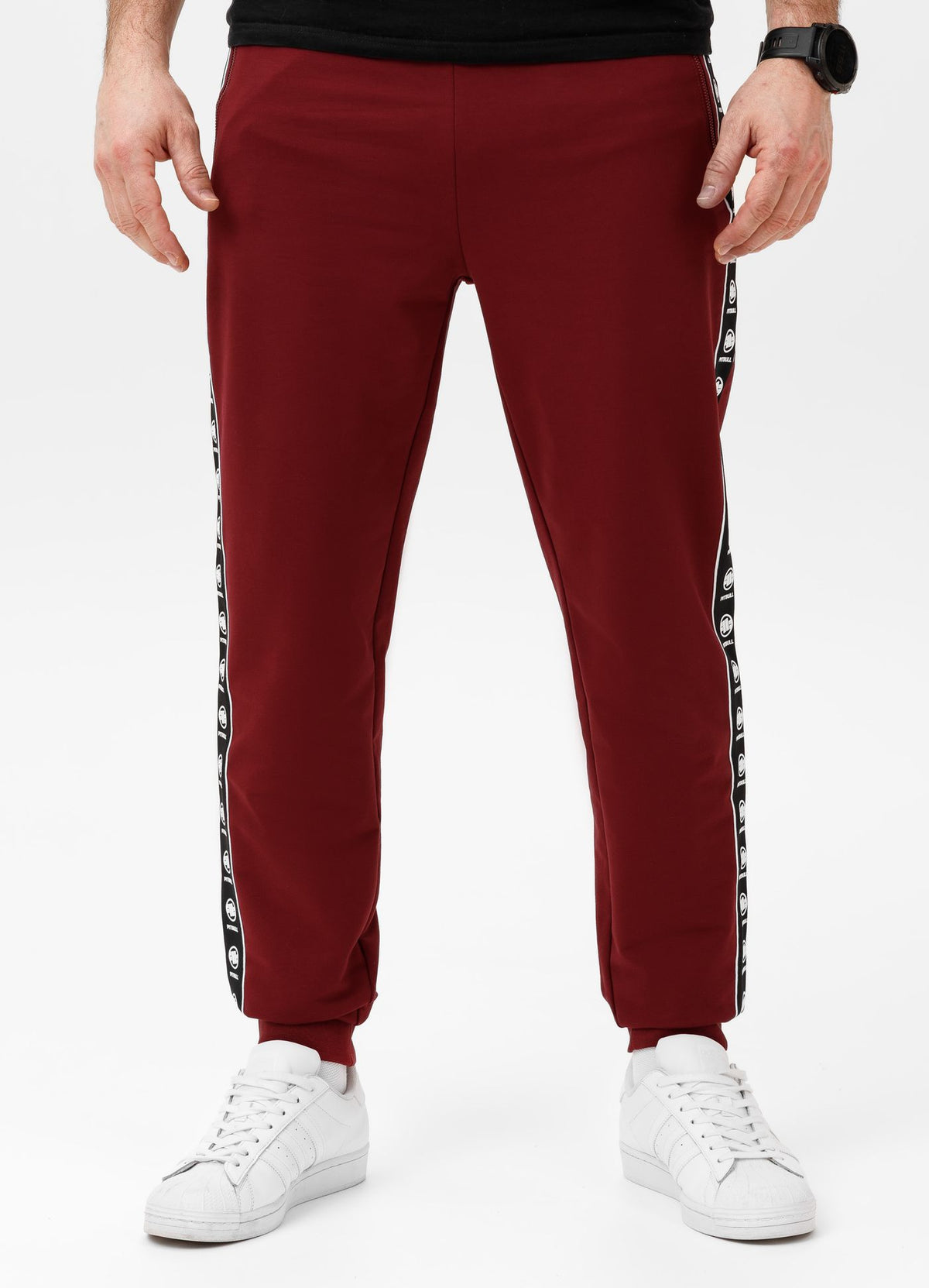 Men's Sweatpants TAPE NUGGET - Burgundy