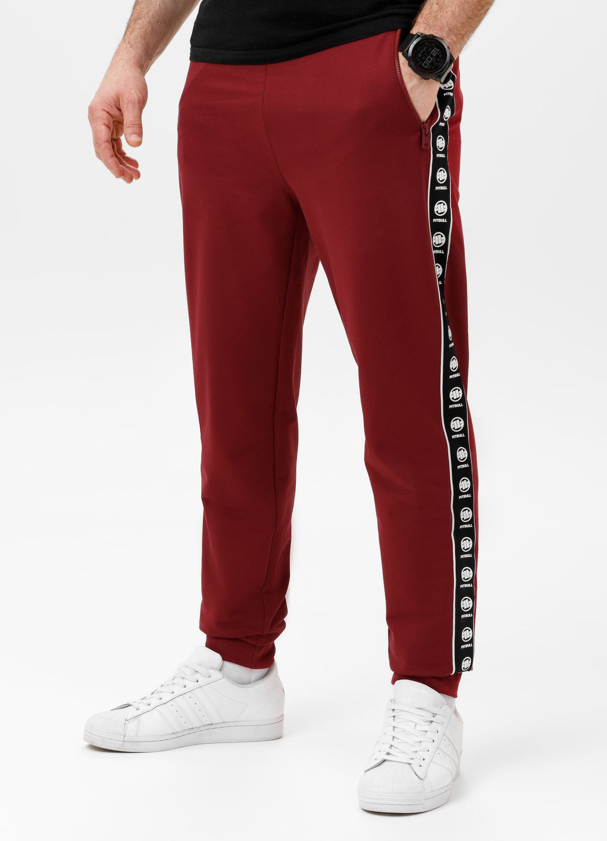 Men's Sweatpants TAPE NUGGET - Burgundy