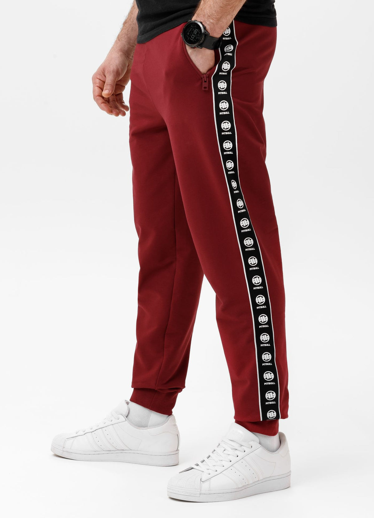Men's Sweatpants TAPE NUGGET - Burgundy