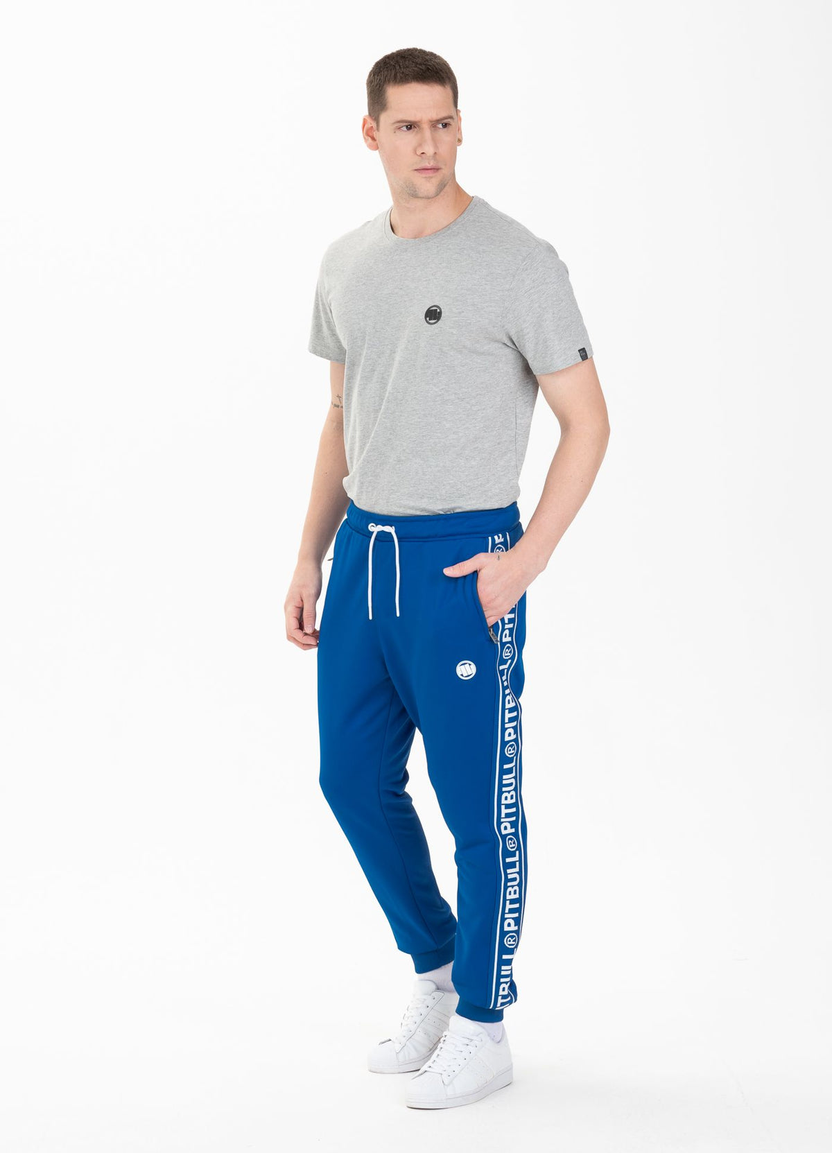 Track Pants Oldschool Tape Logo - Pitbull.eu