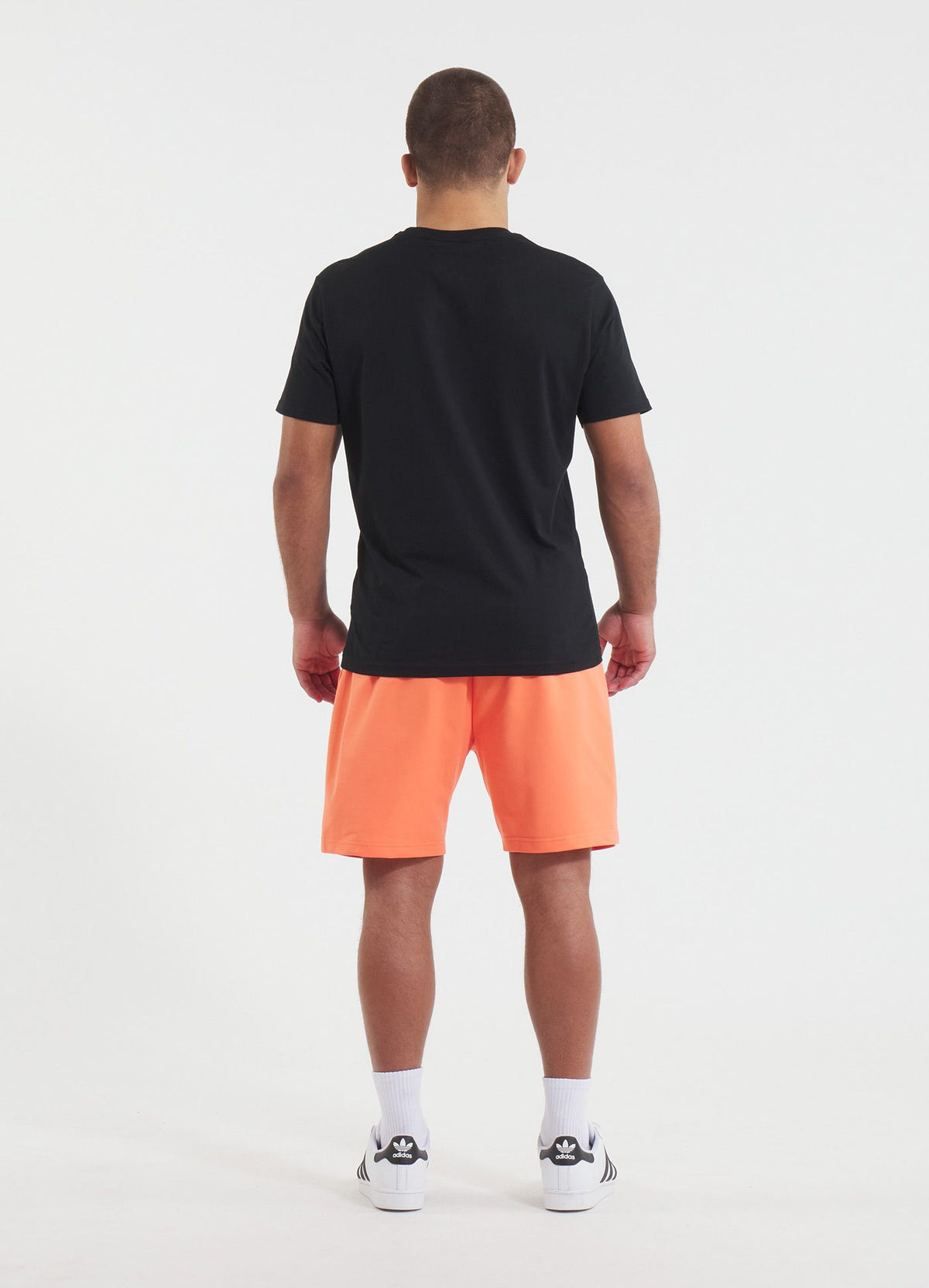 Men's sweat shorts NUGGET - Bright salmon