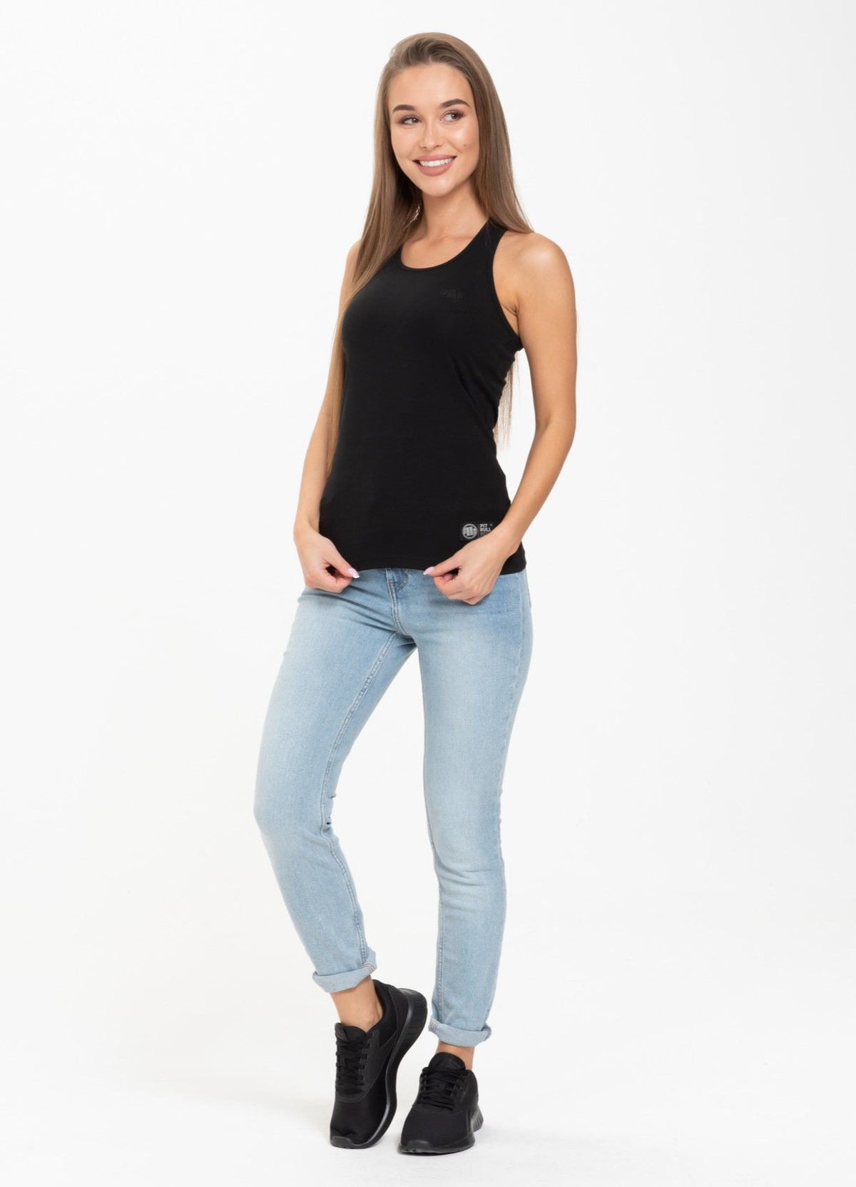 Women's Tank Top Slim Fit Small Logo