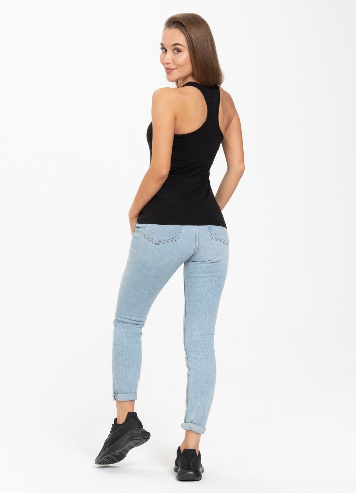 Women's Tank Top Slim Fit Small Logo