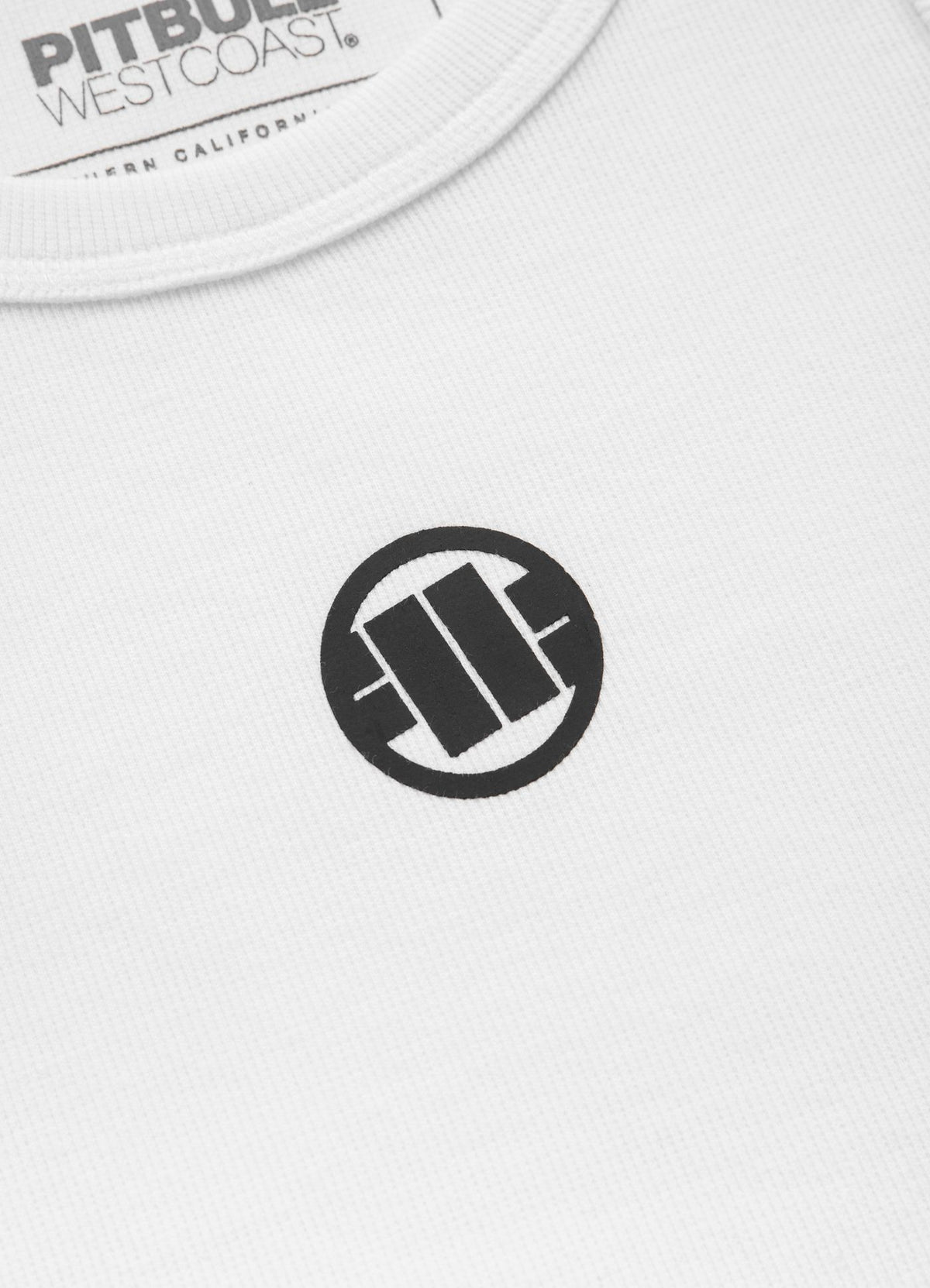 Muška majica bez rukava MALI LOGO - Bijela