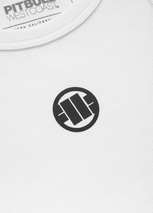 Muška majica bez rukava MALI LOGO - Bijela