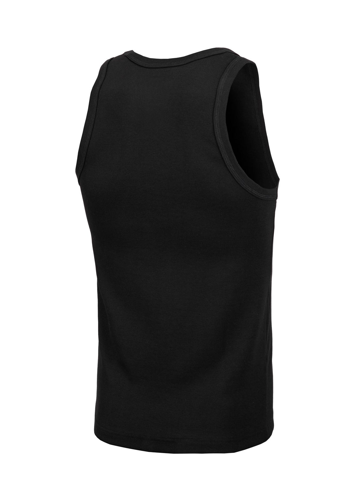 Men's Tank Top Rib SMALL LOGO - Black