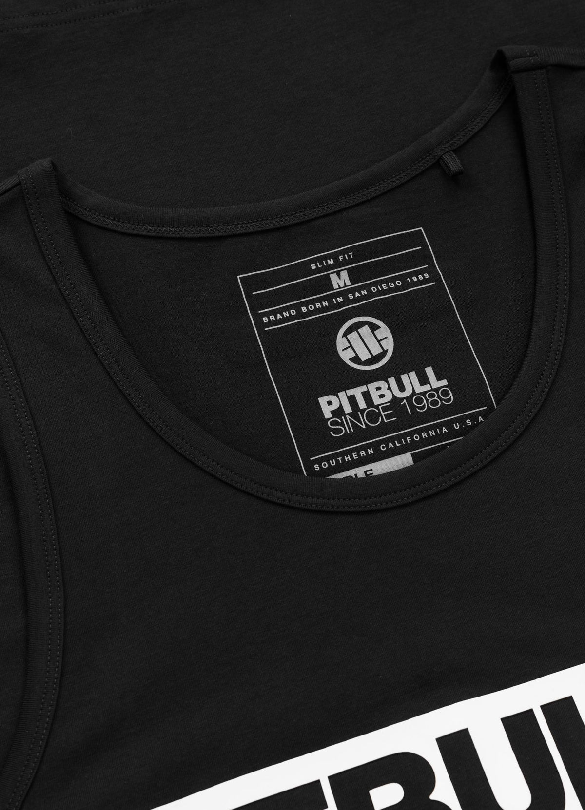 Muška majica bez rukava Slim Fit Hilltop - crna