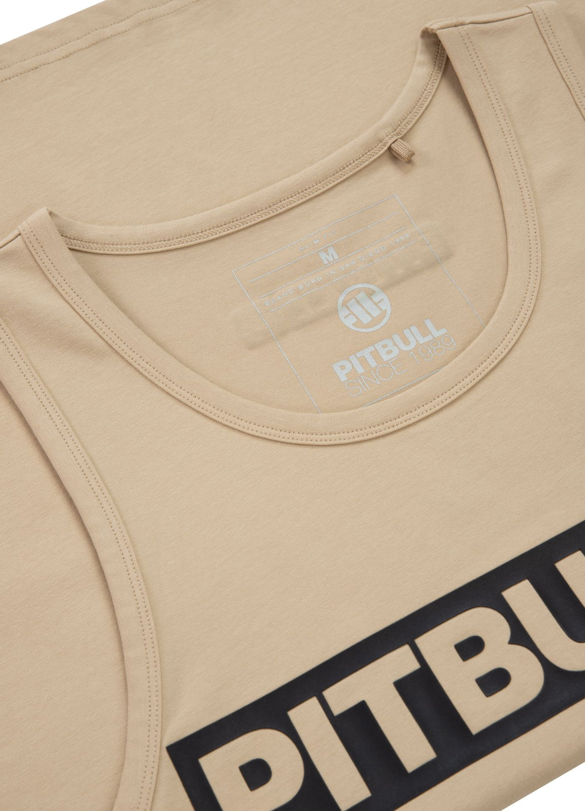 Muška majica bez rukava Slim Fit Hilltop - pijesak