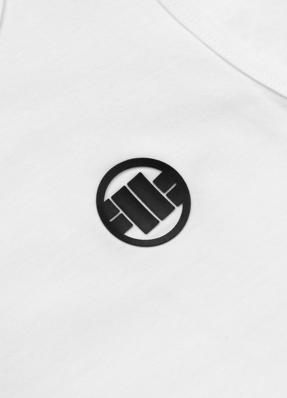 Muška majica bez rukava s malim logotipom - bijela