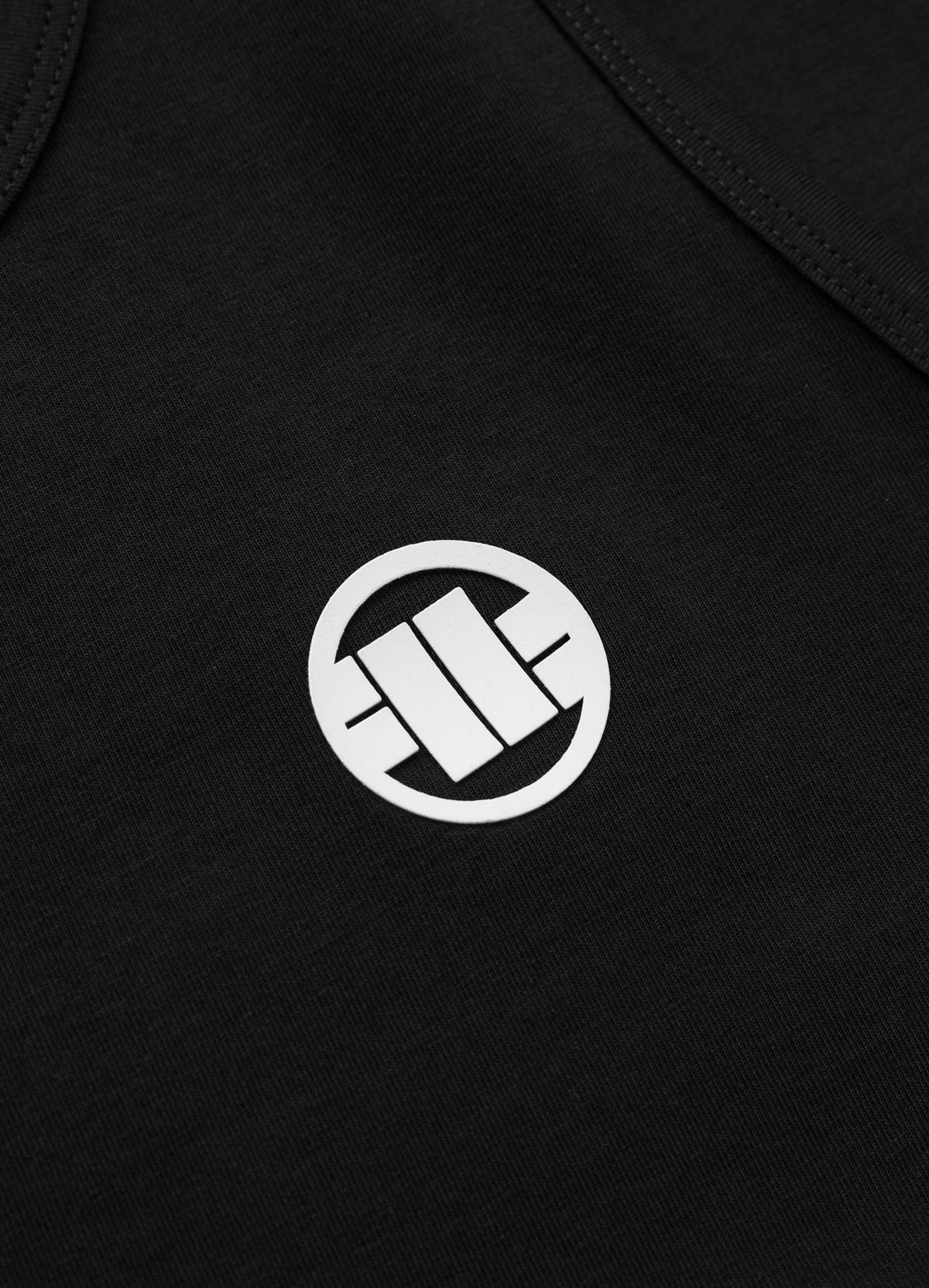 Men's Tank Top Slim Fit Small Logo - Black