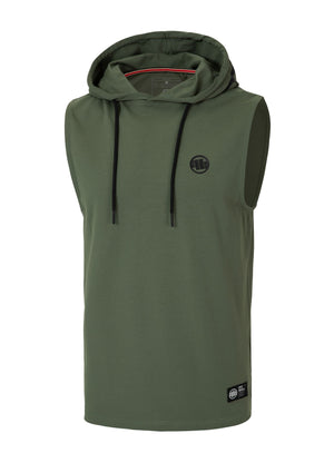 Hoodie tank top Spandex Hilltop - Olive