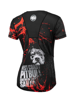 Women's T-Shirt Mesh Performance Pro plus Blood Dog
